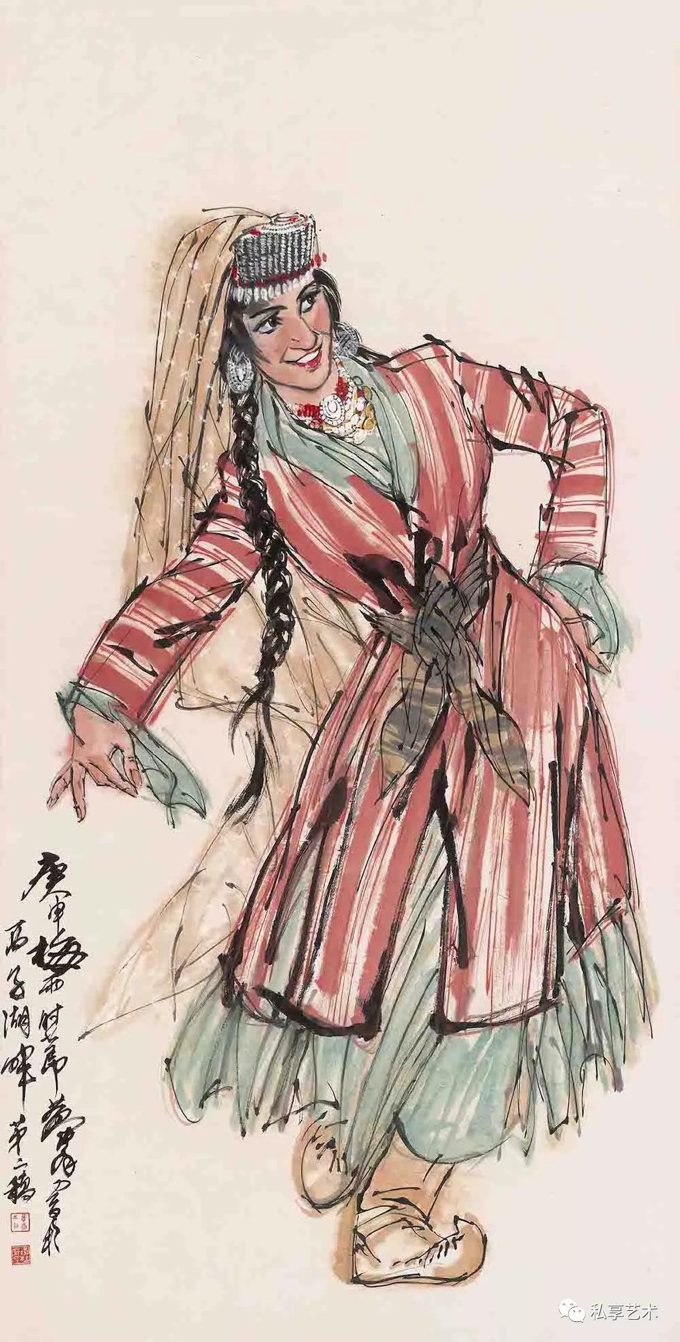 黄胄:好的作品应该是笔简形具、笔简神完的 - 知乎