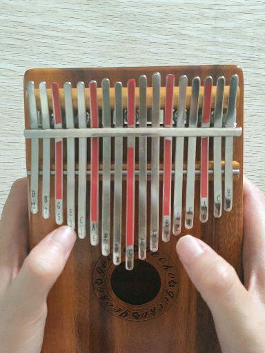 拇指琴练习之欢乐颂