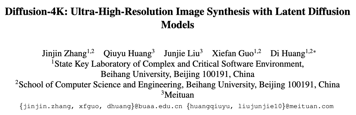 Translucent Diffusion Photography Diffusion-4K: Ultra-High-Resolution Image Synthesis with Latent ...