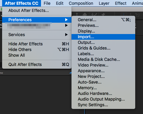 帮我解决ae导入序列图片压缩视频有关问题?