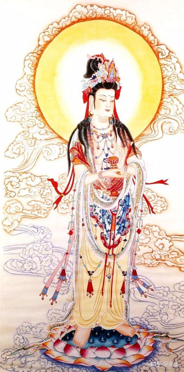 大势至菩萨头顶的肉髻上宝瓶的来历