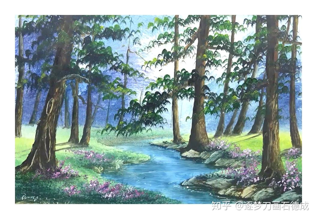 高清100幅系列—10幅夏景风景画,总有你喜欢的场景