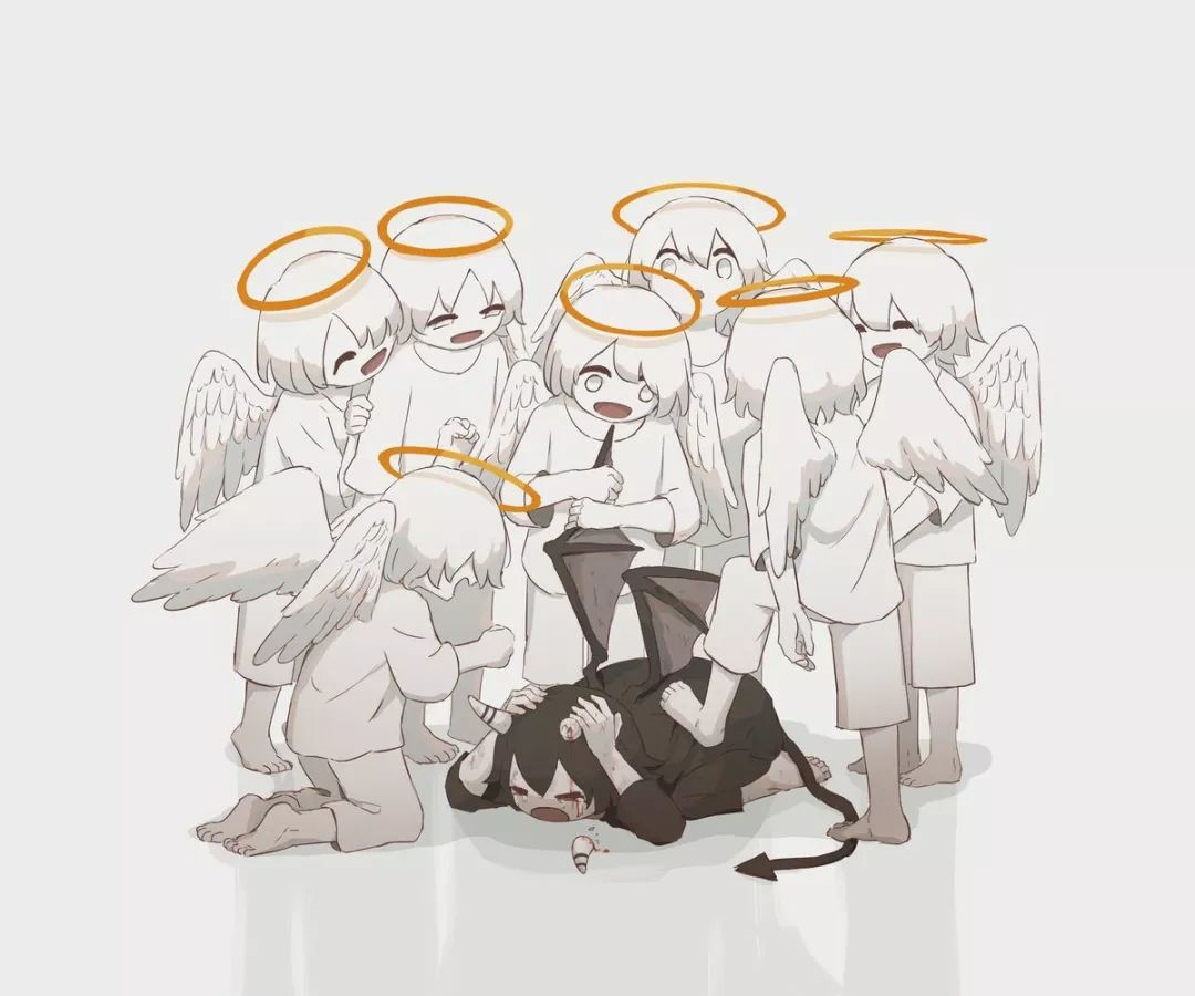 黑暗预警史上最丧插画负能量爆棚细思极恐你能坚持看到第几张