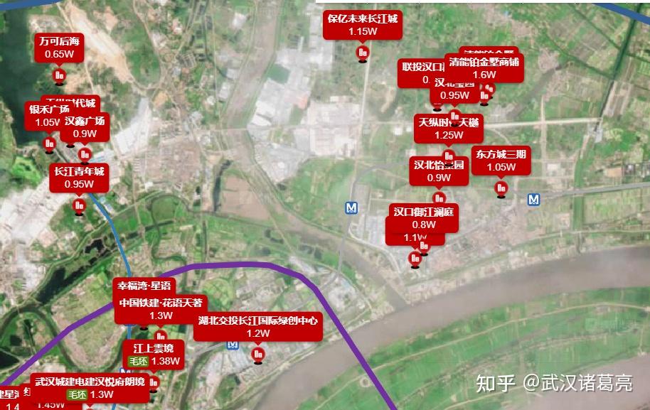 武汉各大片区完整楼盘情况
