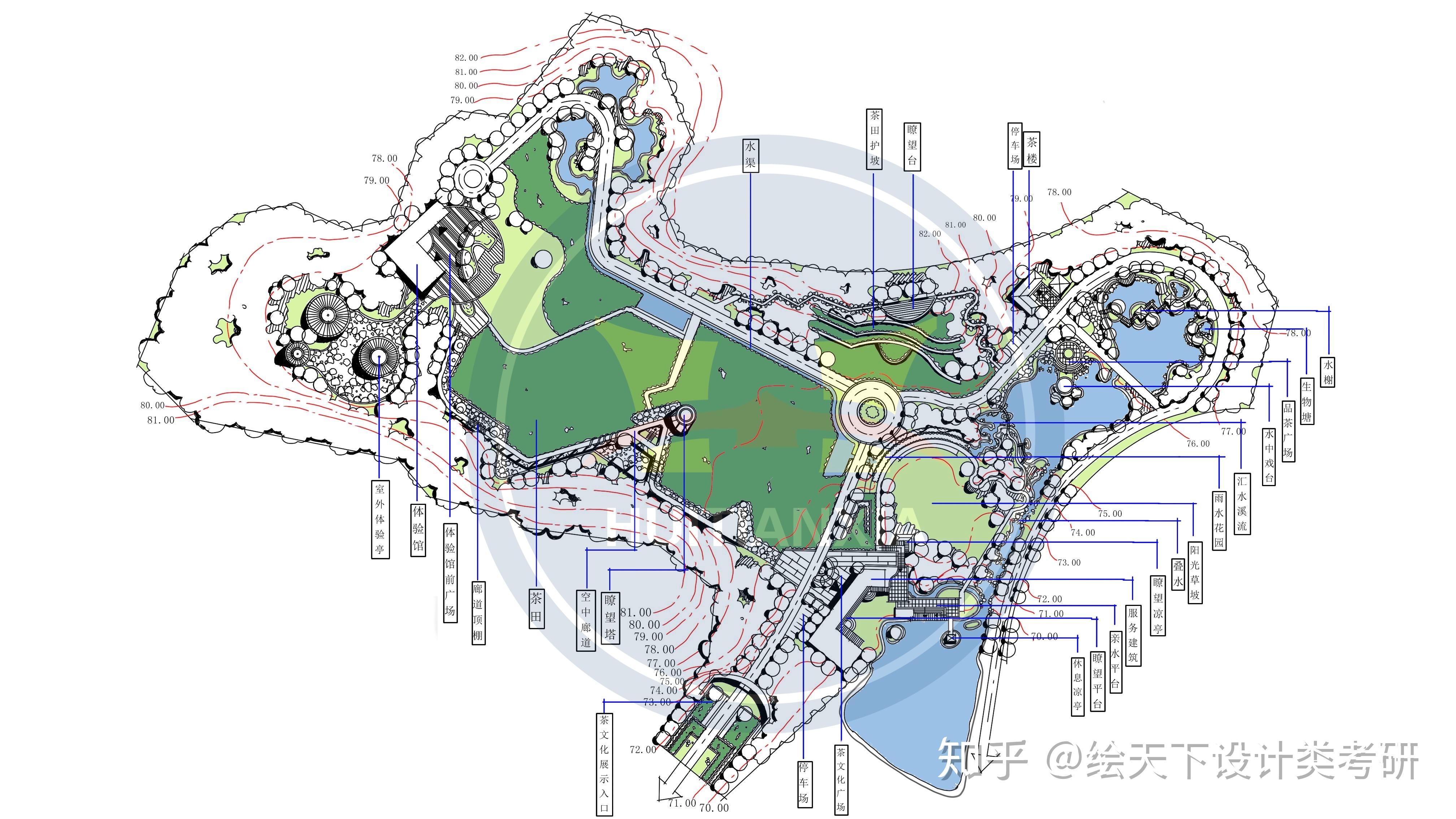 【东南大学风景园林考研】2020年东南大学风景园林快题讲解