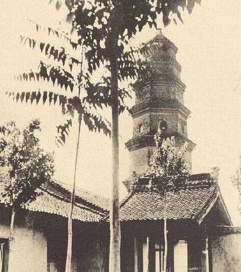 100年西安老照片可以看到100年前的大雁塔小雁塔钟楼