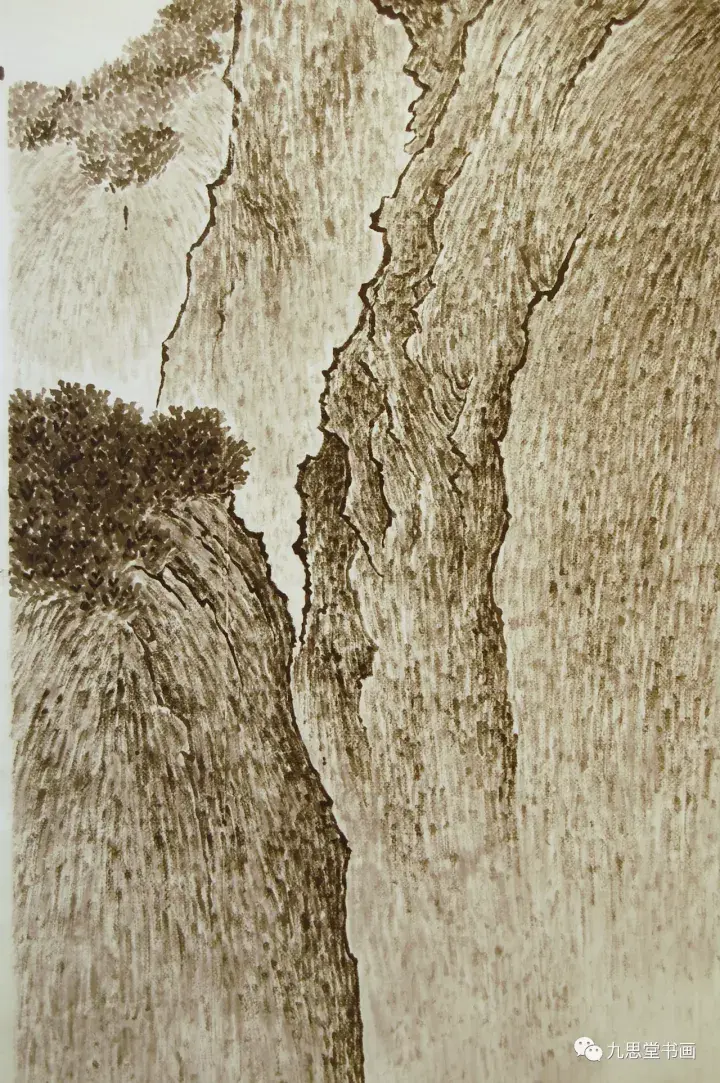 名家画家宋威与他的追摹宋画之范宽溪山行旅图