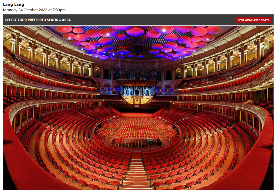 Royal Albert Hall List Of Concerts