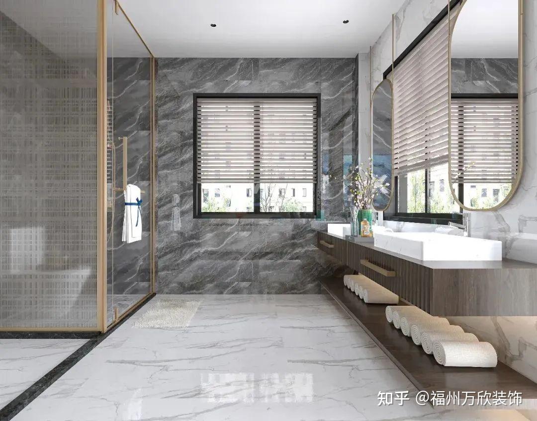 干湿分离卫生间设计,可以使用哪几种隔断方式? - 知乎