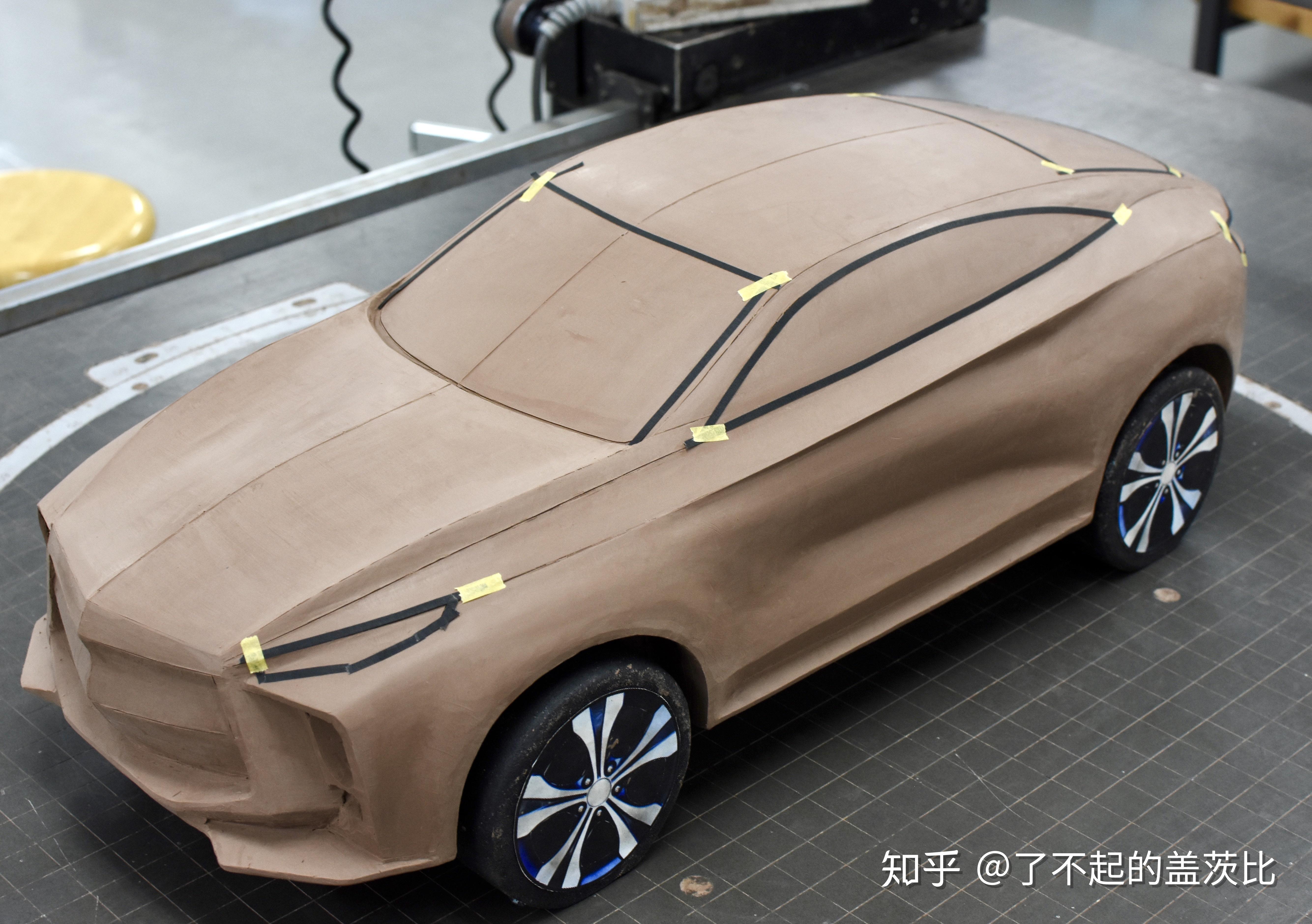 日产油泥模型8比1