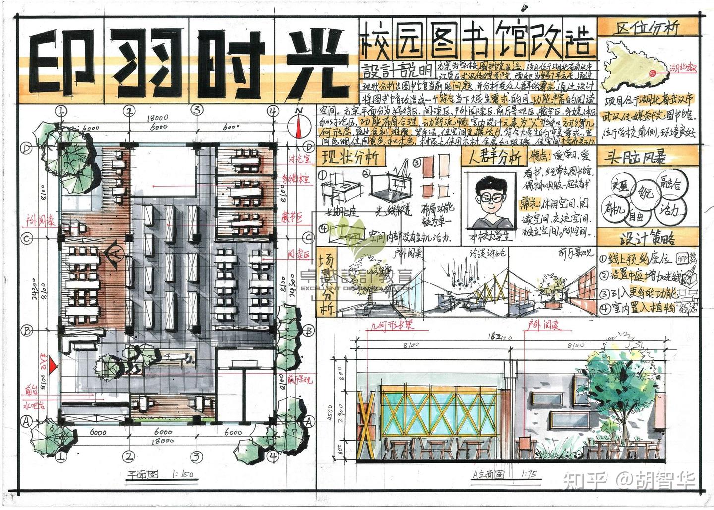 室内考研方案阅读空间设计!! - 知乎