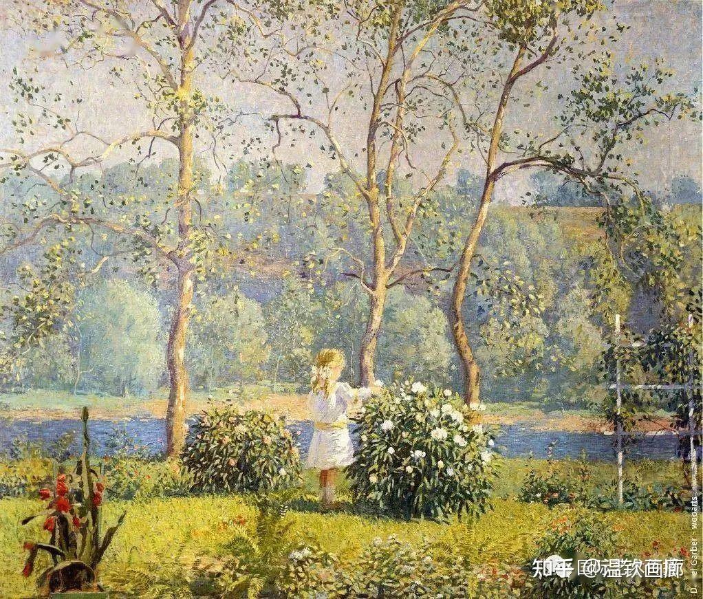 印象派風 風景画 油彩画 模写