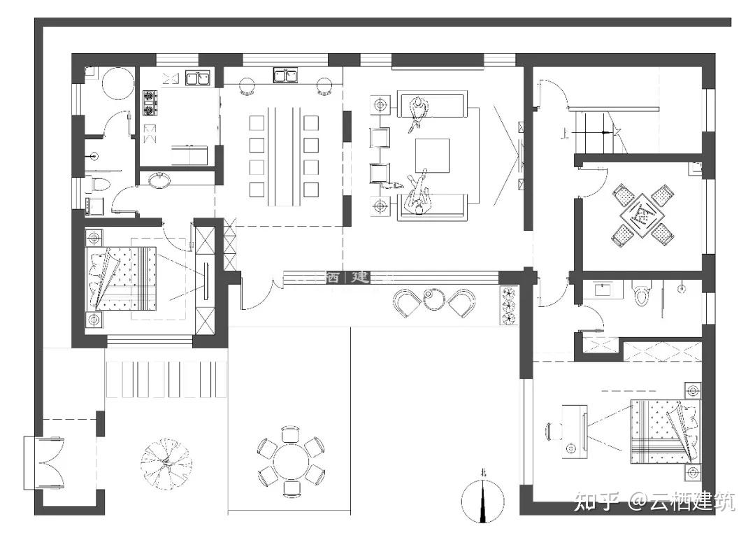 适合l型宅基地的10款现代别墅设计这样建即好看又实用