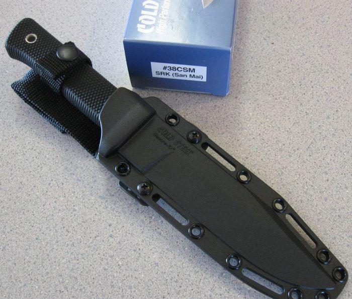 coldsteel冷钢 38csm vg-1 san mai iii srk 三美钢求生救援直刀
