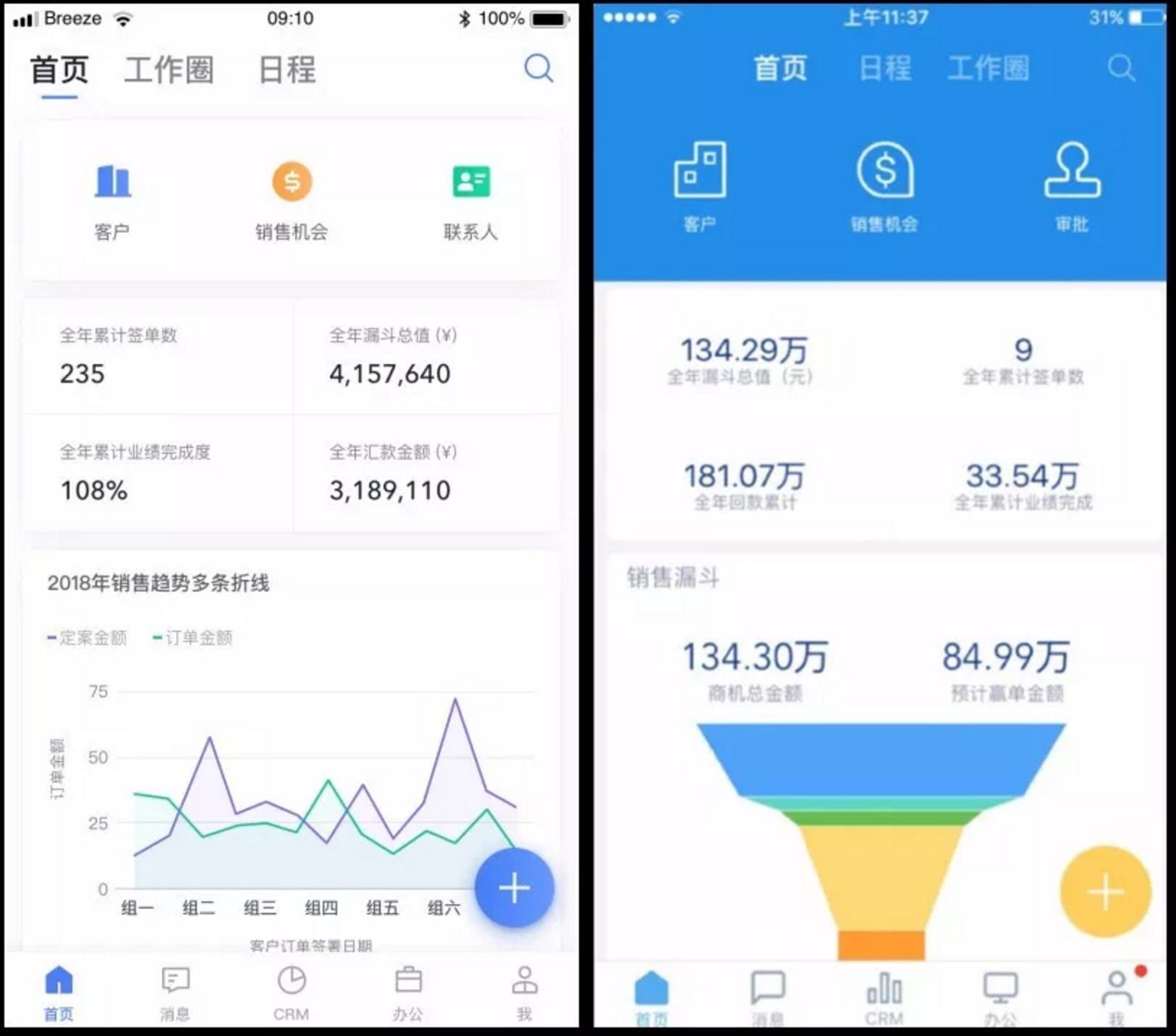 销售易推出全新移动端breeze视觉升级