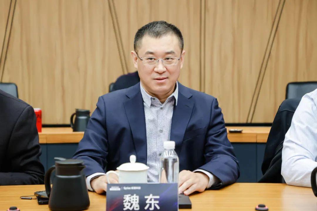 联想百应总经理魏东对syrius炬星科技近年来高质量发展取得的成绩表示