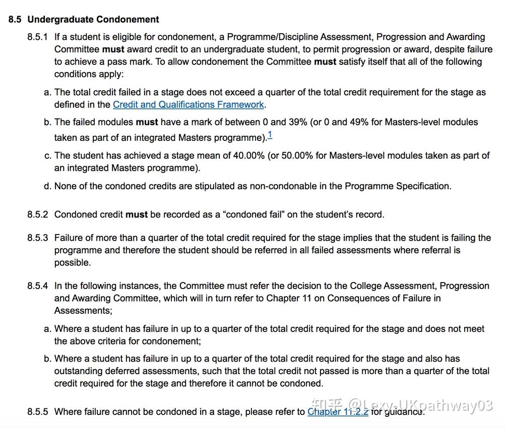 tqa-manual/aph/progression/#condonement可以软挂四分之一的学分