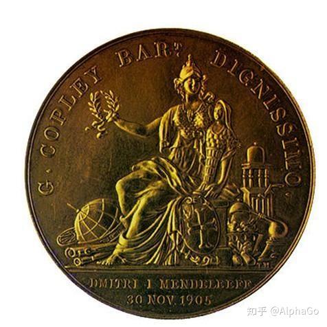 他正在英国皇家学会领取科普利奖章(copley medal).