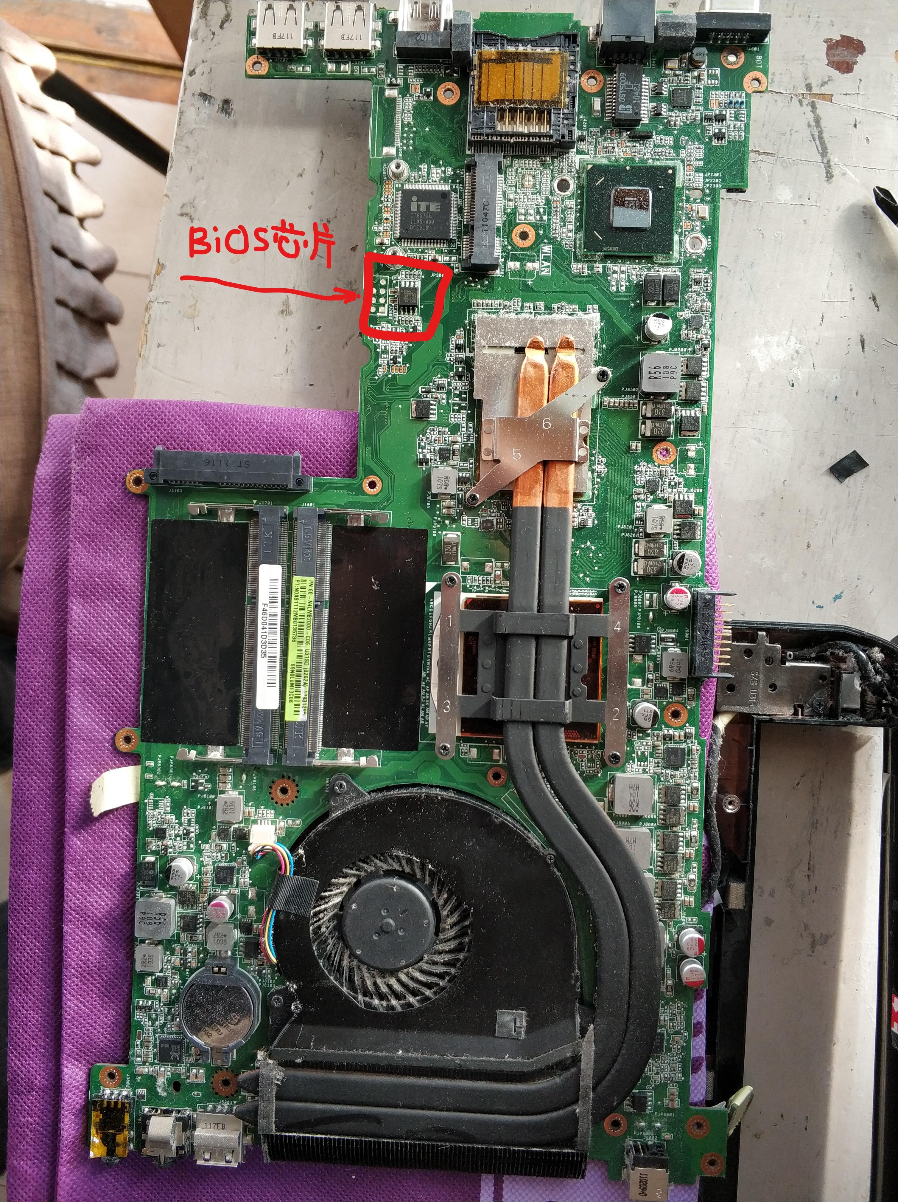 华硕笔记本U31SD更换BIOS芯片 - 知乎