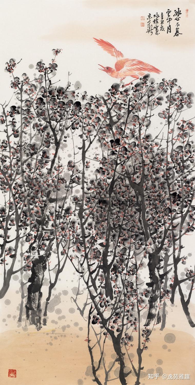 疏影含香画家张咏梅斯洛伐克驻华大使馆拟展部分作品