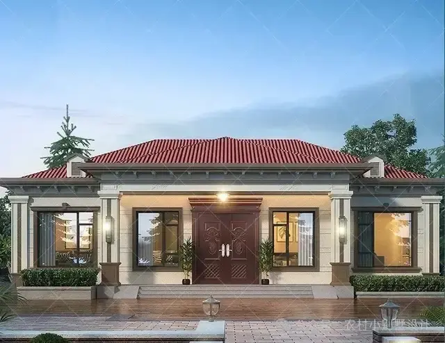 高级感十足一层农村自建房，30款一层带院子自建别墅，也太治愈了 - 知乎