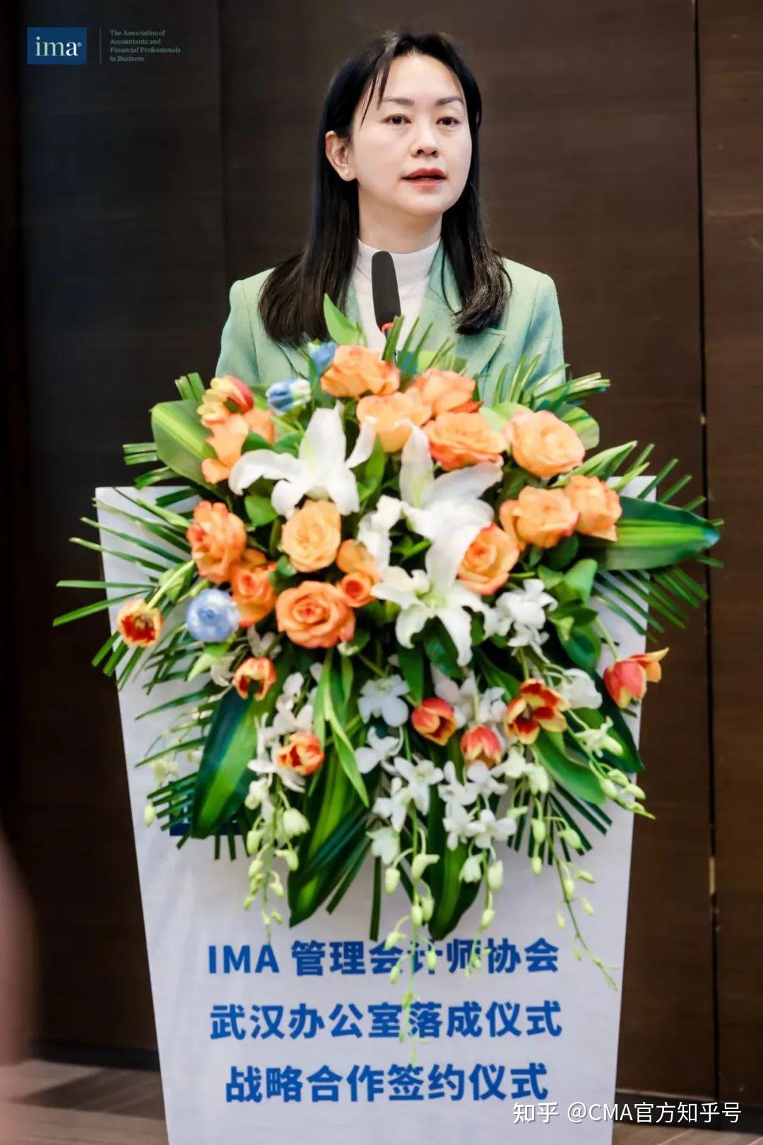 叶文静区长表示,江汉区委,区政府将全力支持ima武汉办公室做大做强