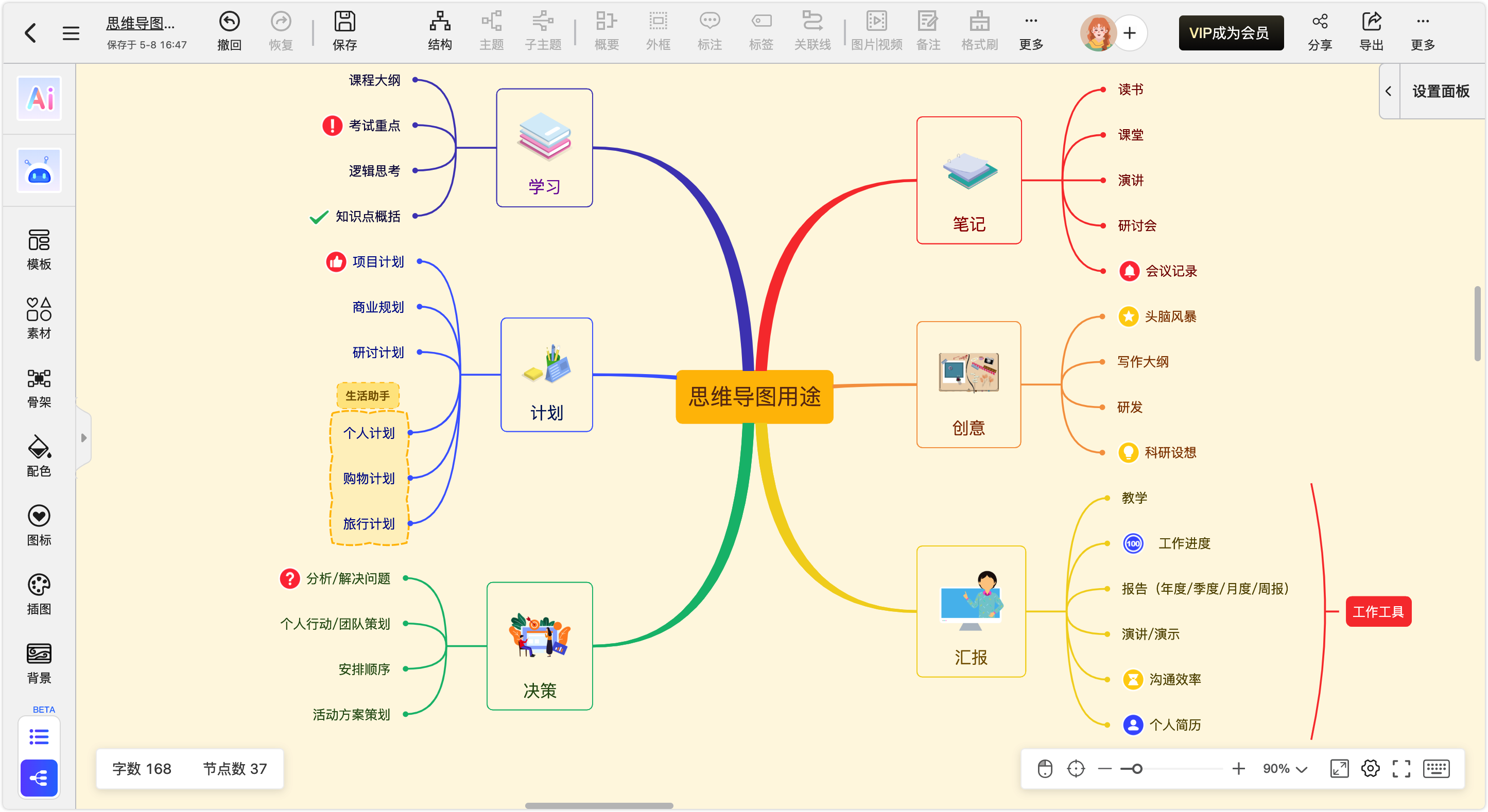 36氪报道:引入大语言模型处理思维导图任务,「treemind树图」想用ai帮