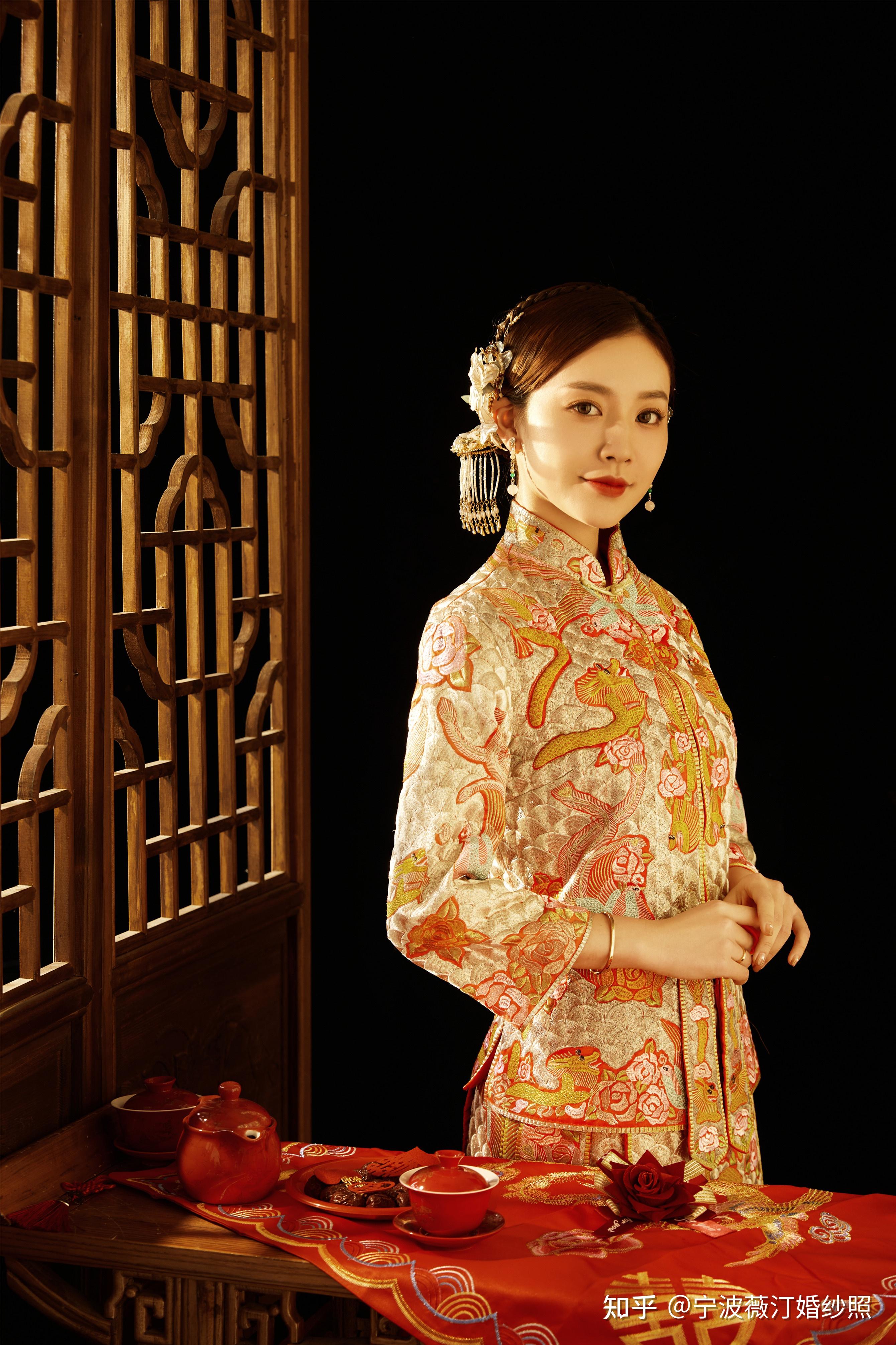 彰显一抹国风温婉恬静中式复古婚纱照宁波