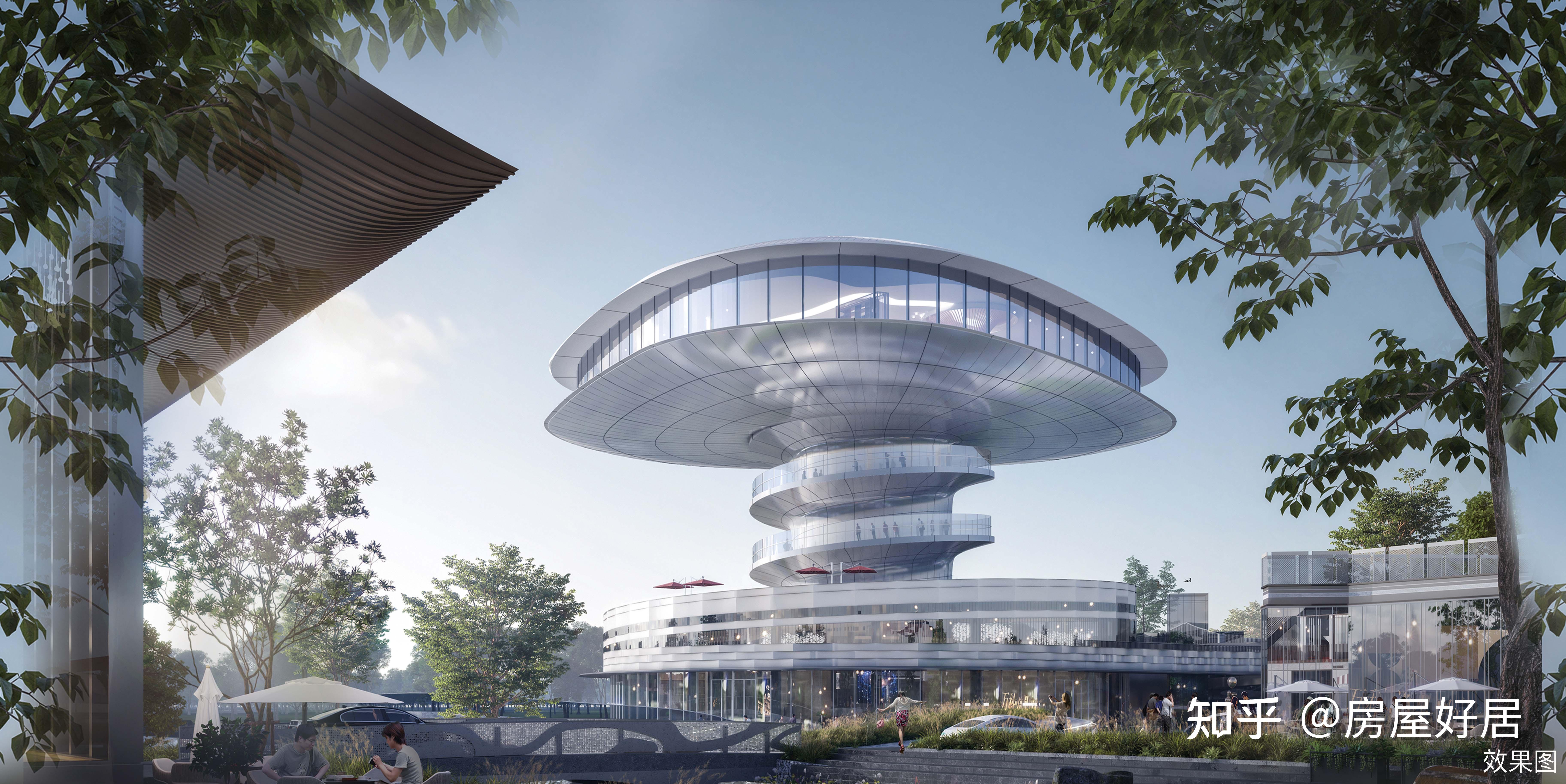 未来社区集合居住,社交,商业,艺术,人文等多重功能,以九大场景的复合