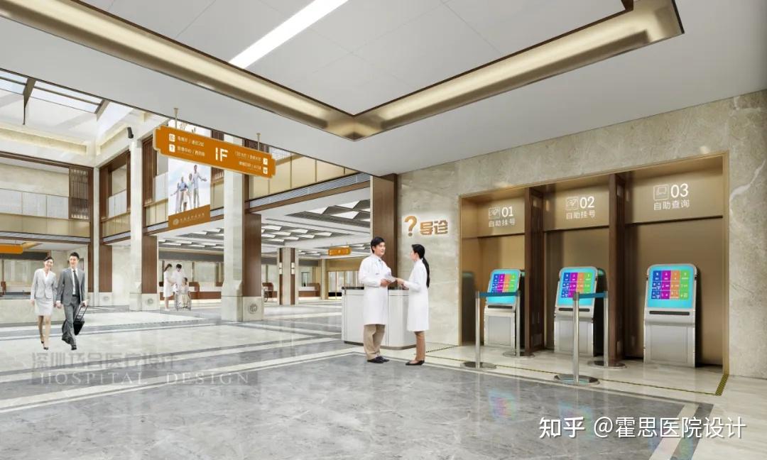鲁南县级中医医院的门诊大厅暗藏了这些精细化设计