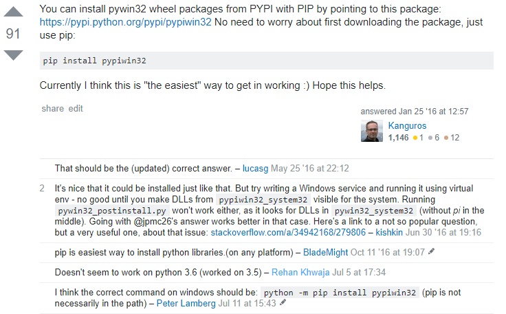 windos64位下python3.6安装pywin32的问题