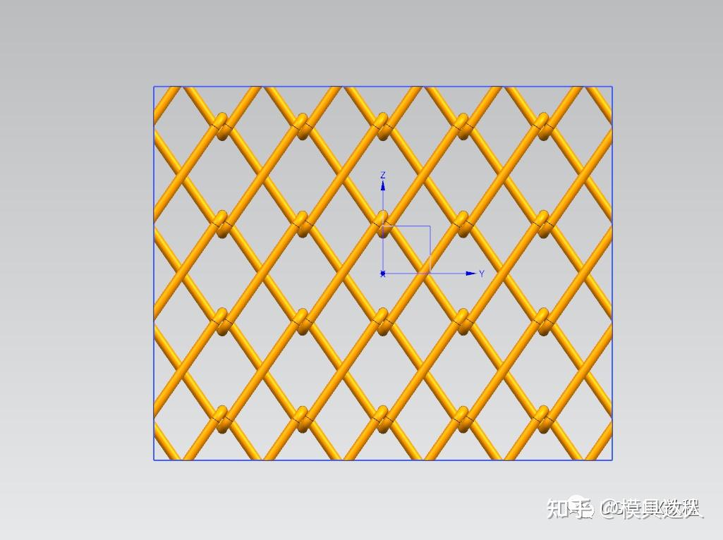 Ug Nx 超简单的铁丝网绘制思路，无需空间线就能搞定！ 知乎