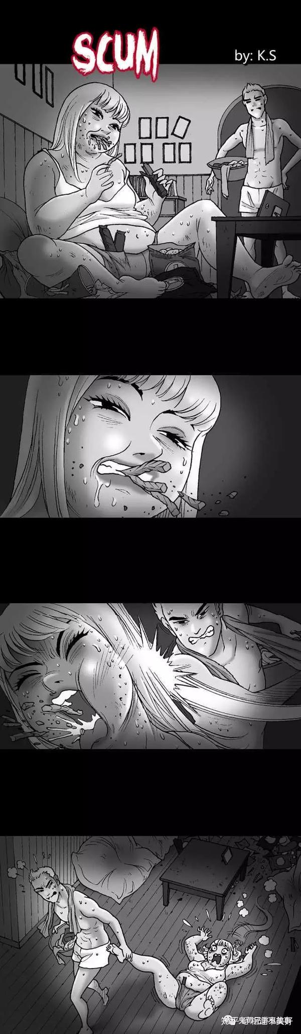 惊悚漫画 马 额 小朋友不要进 知乎