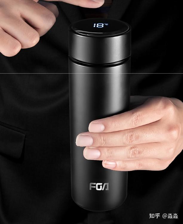 富光fga保温杯 智能数显测温316不锈钢真空水杯