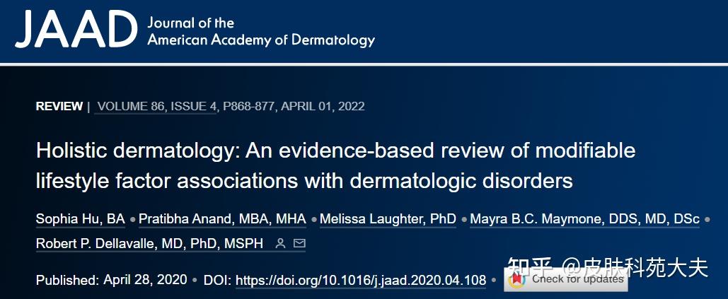 holistic dermatology: an evidence