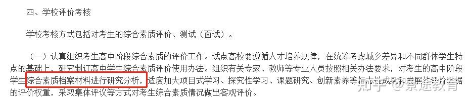 景途教育|高中综合素质评价档案详细说明,对强基计划、综合评价招生影响解析 - 知乎