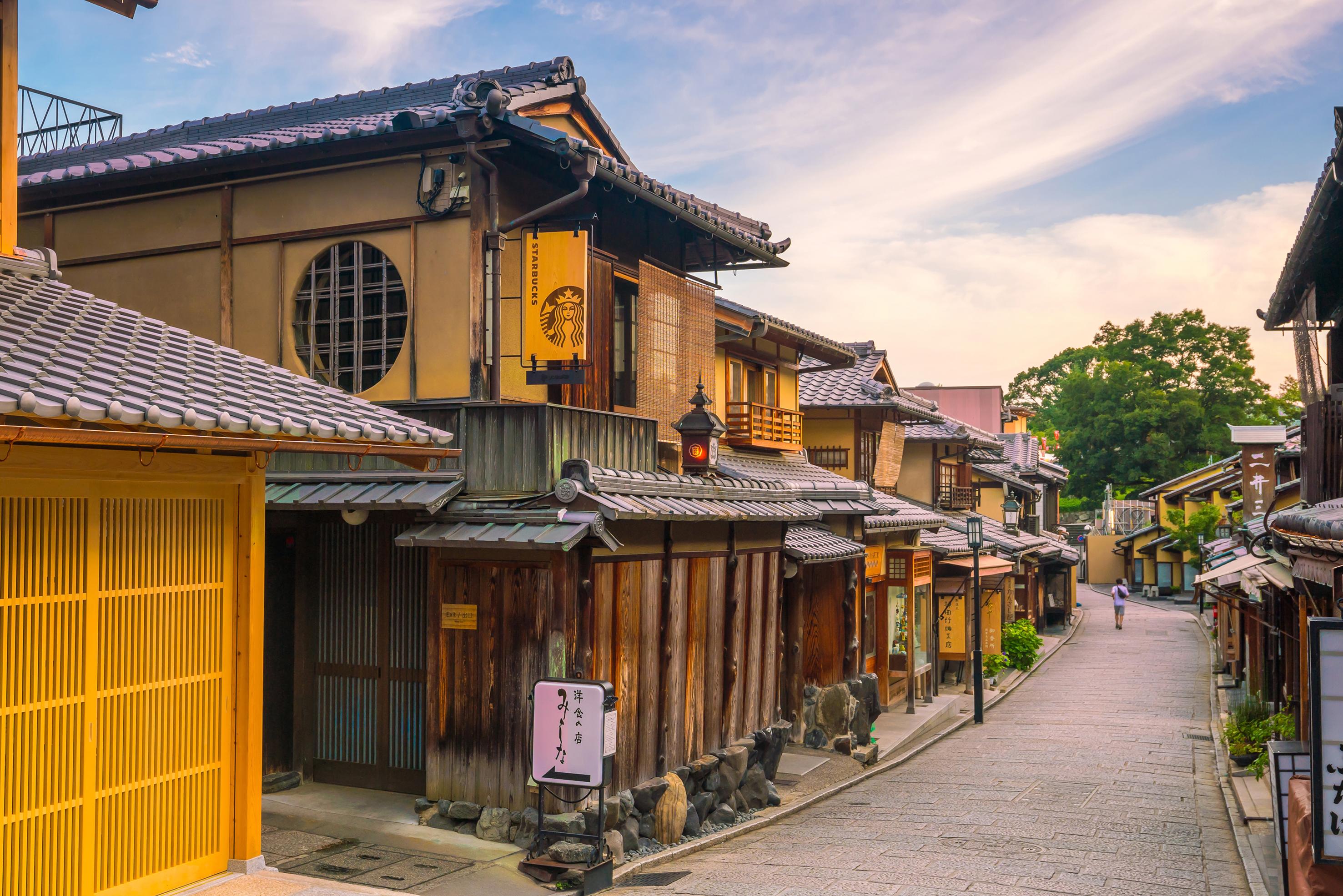 日本街头壁纸 景色图片