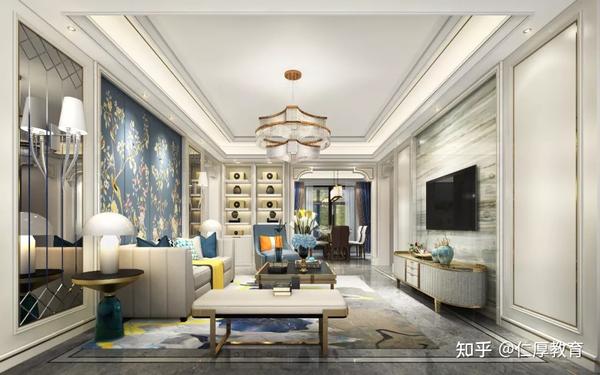 一套完整规范的室内CAD施工图与效果图分享【全套】 - 知乎