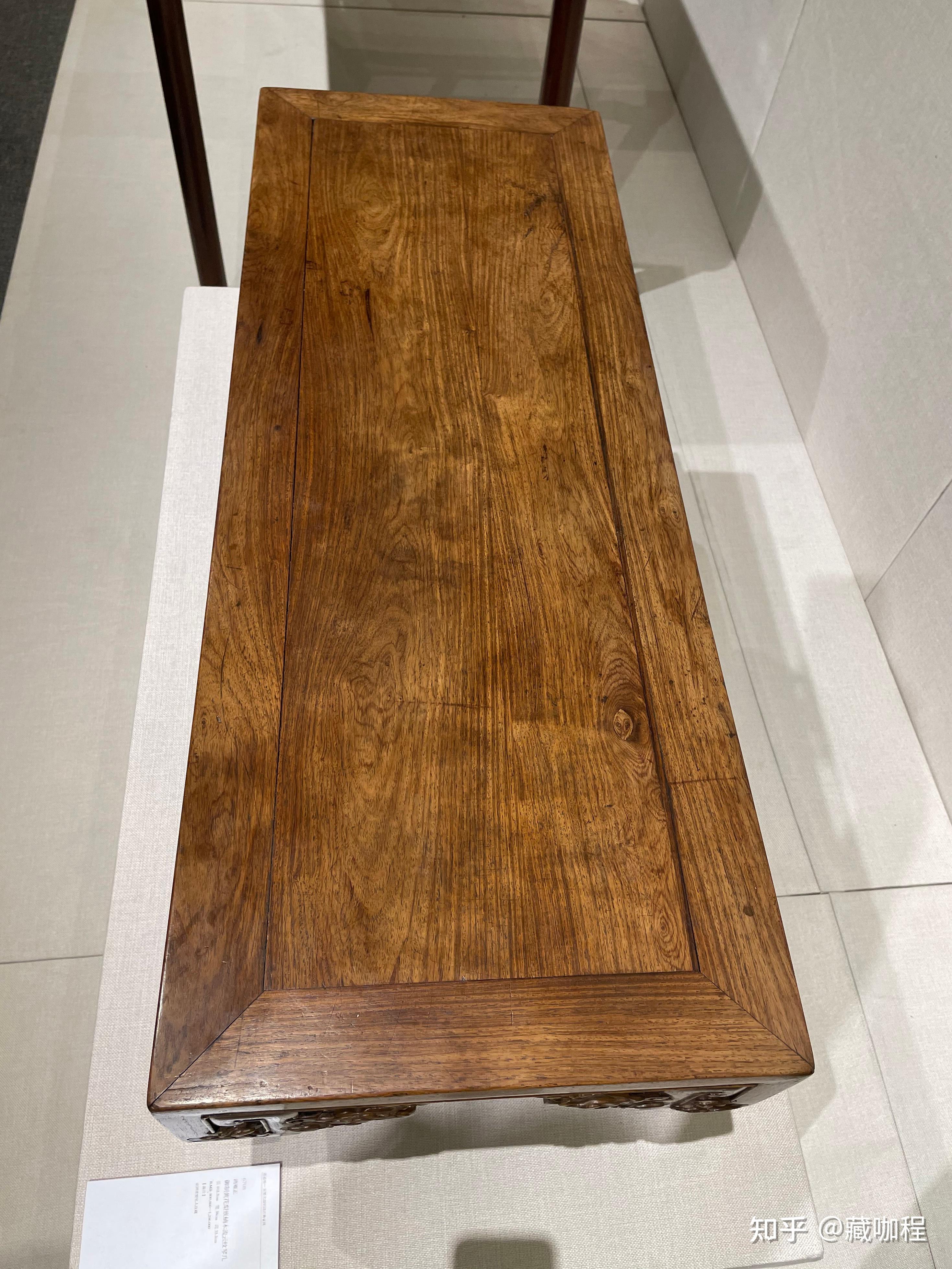 腿足勾连嵌流云清御制黄花梨琴几实不多见