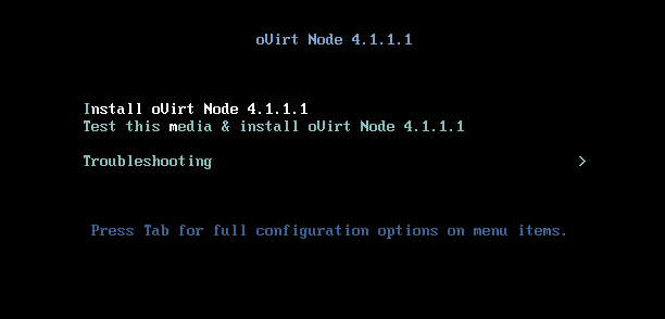 ovirt安装配置——第二章(ovirt节点篇)