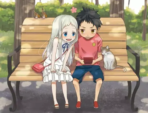 唯美动漫壁纸:青梅竹马,两小无猜,真是让人羡慕啊!