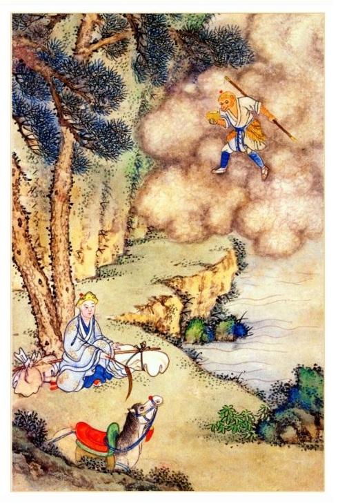 《西游记》原著(十套珍稀古画插图)第80~81回:黑松林,镇海寺,姹女花言