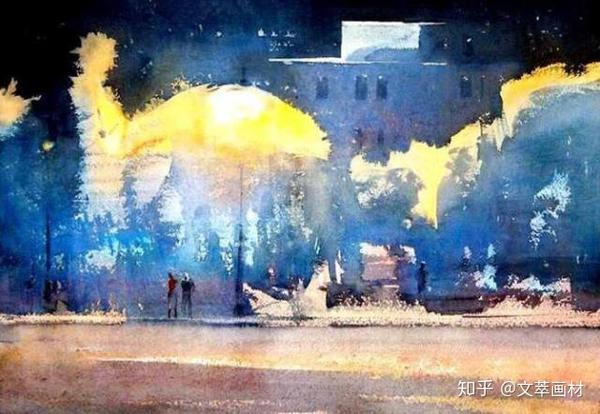 水彩画 ハーモニーNO.6 F8号