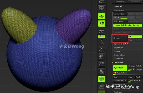[ZBrush]DynaMesh常用技巧 - 知乎