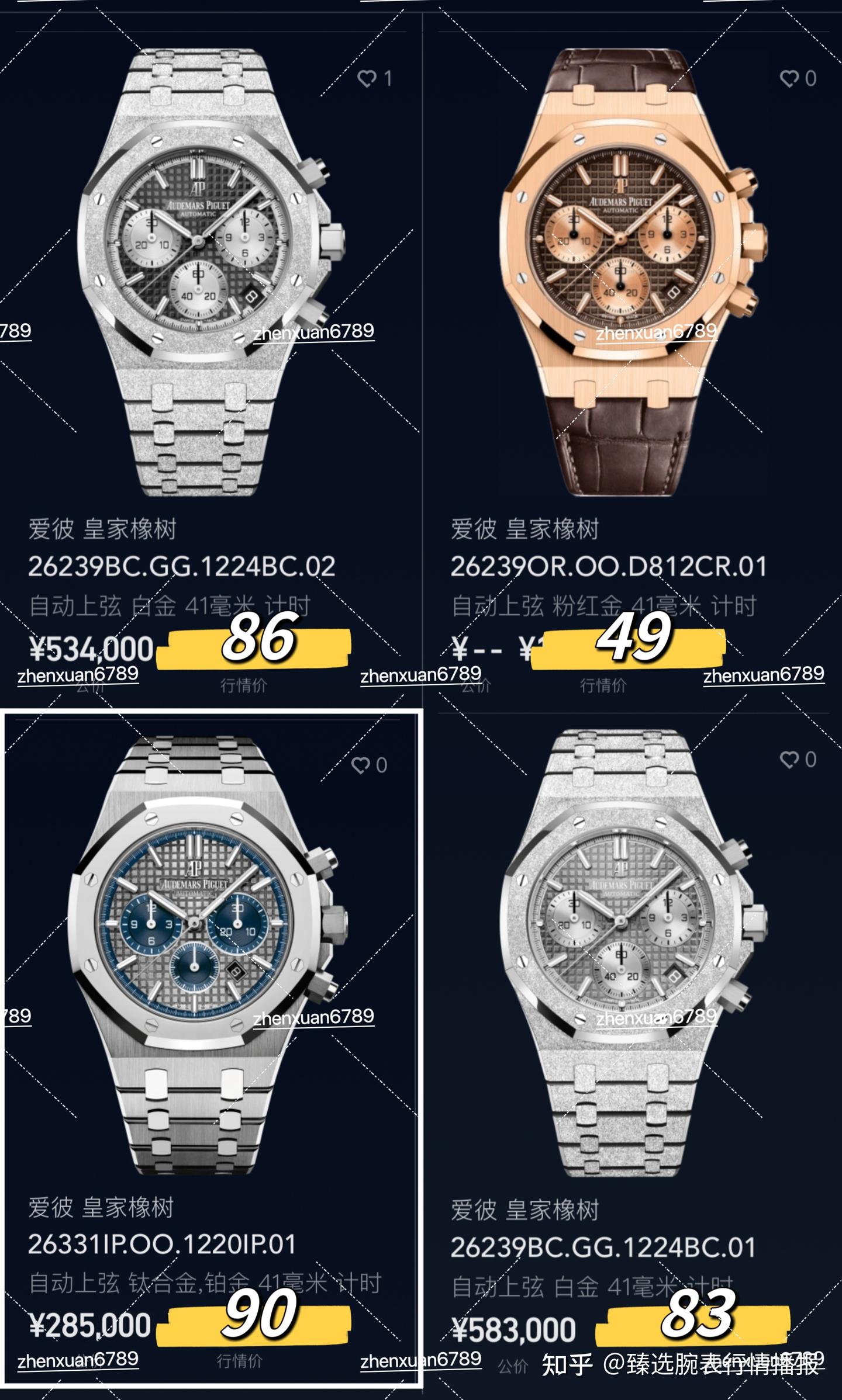 3🈷️爱彼皇家橡树26331和26239系列最新行情 - 知乎
