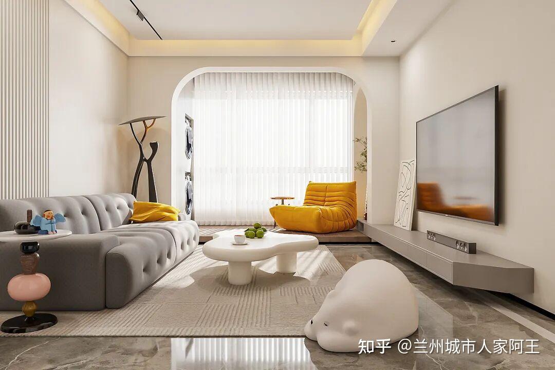 设计作品｜90㎡现代风小户型：光华小区，把小空间装出温柔高级感 - 知乎