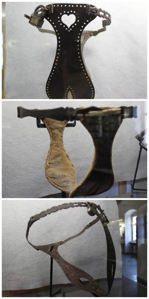 网路图片所谓贞操带(girdle of chastity)便是中世纪在欧洲流行的