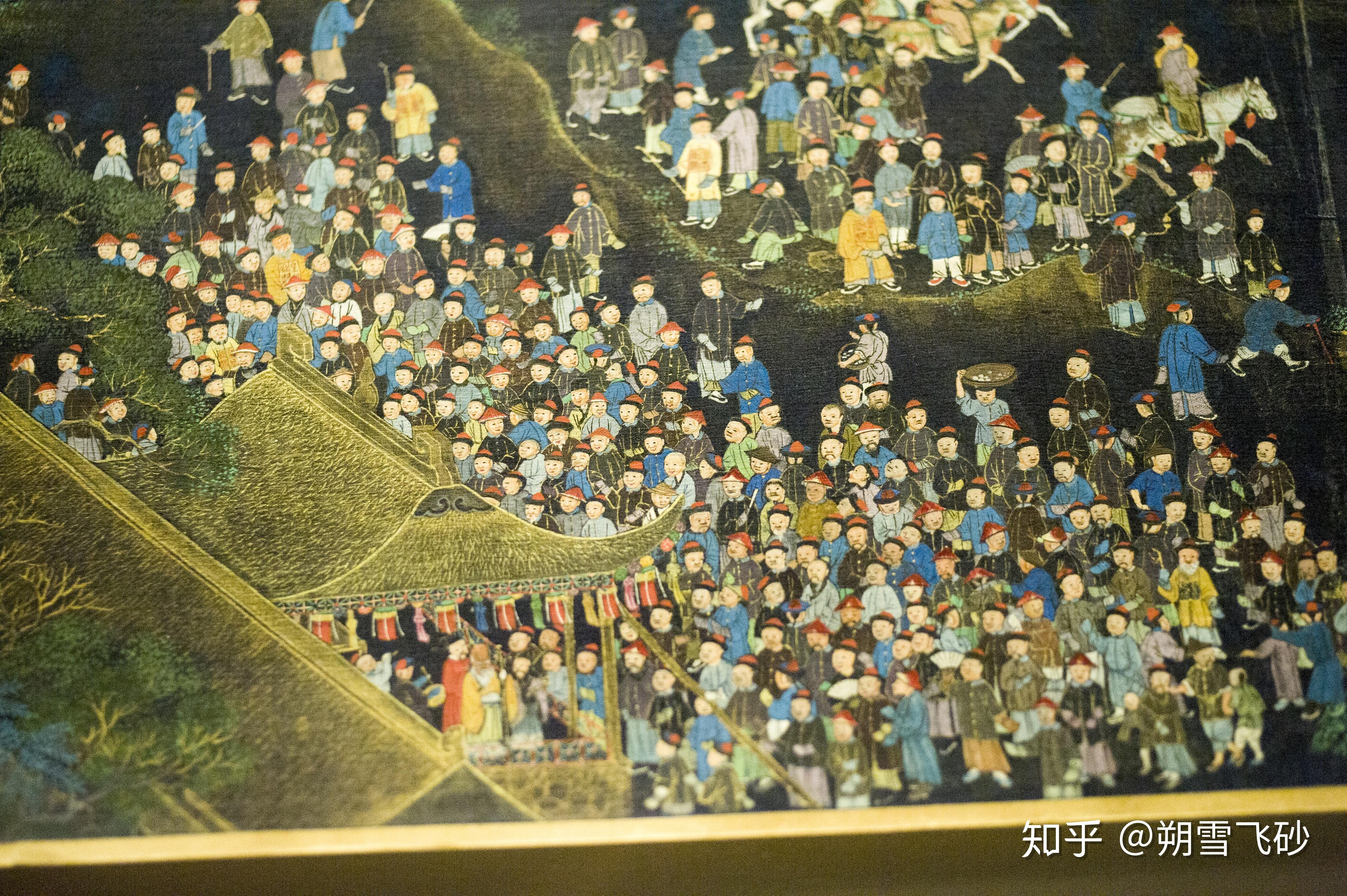 万笏朝天图卷万笏朝天图卷万笏朝天图卷杨维桢 行书梦游海棠城记卷元