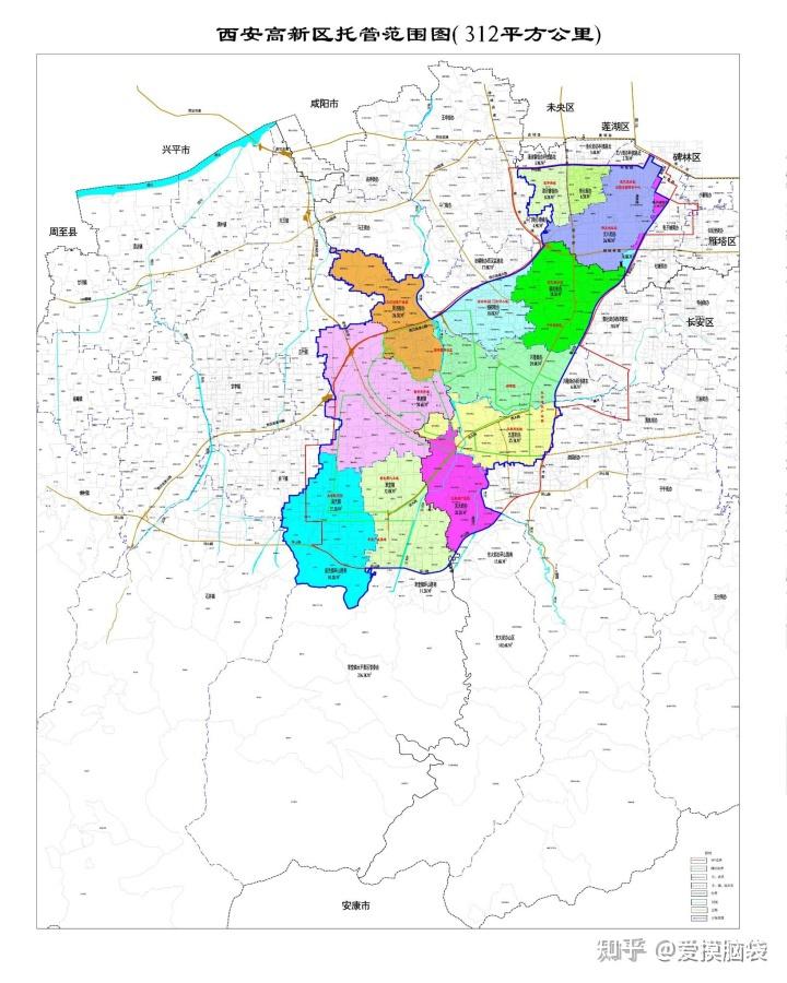 西安市高新区辖区地图图片