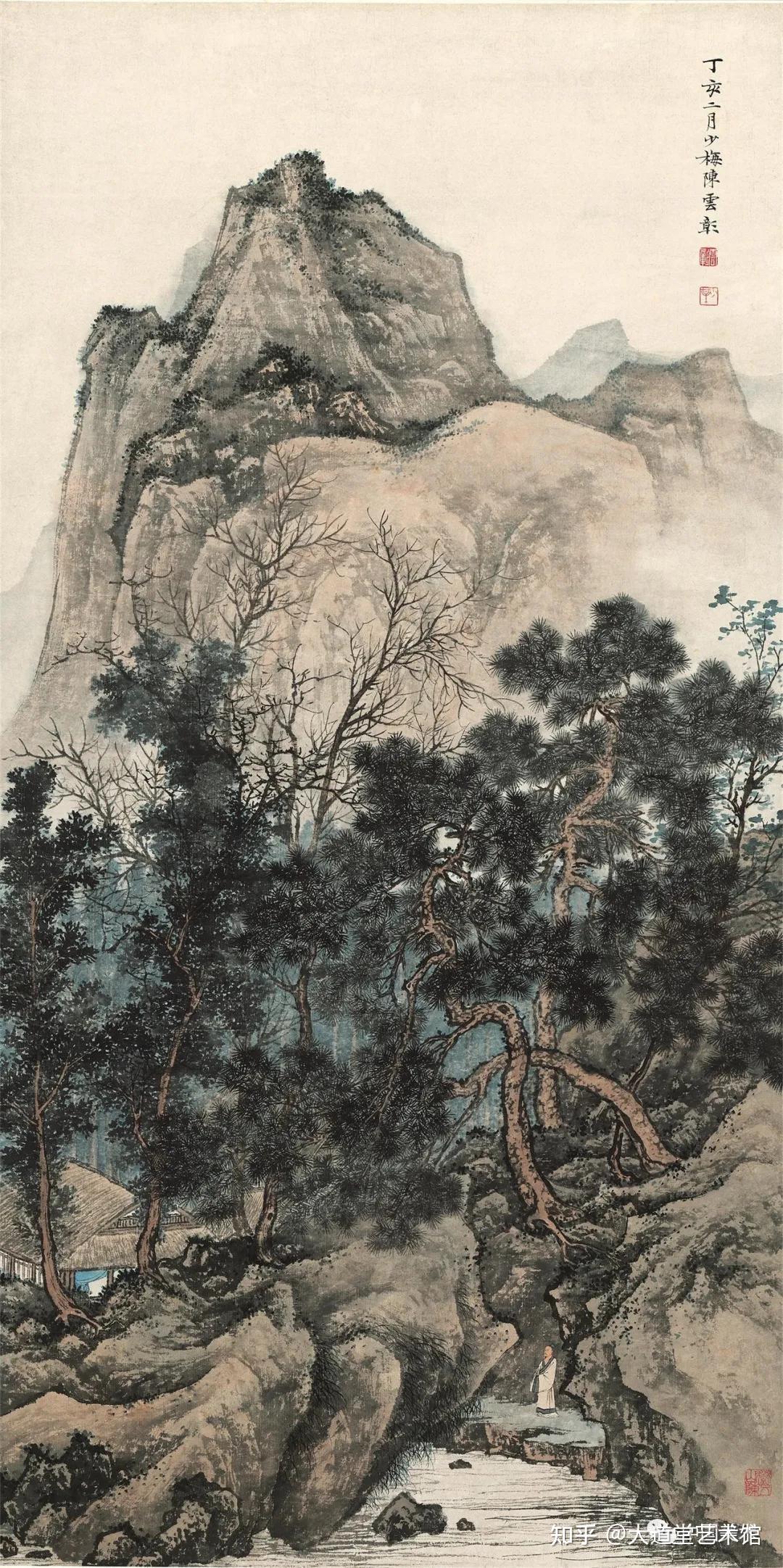 陈少梅的山水：清逸淡雅、画风清劲（高清50幅） - 知乎